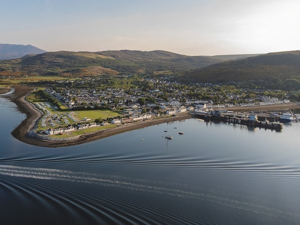 Image of Ullapool village from above